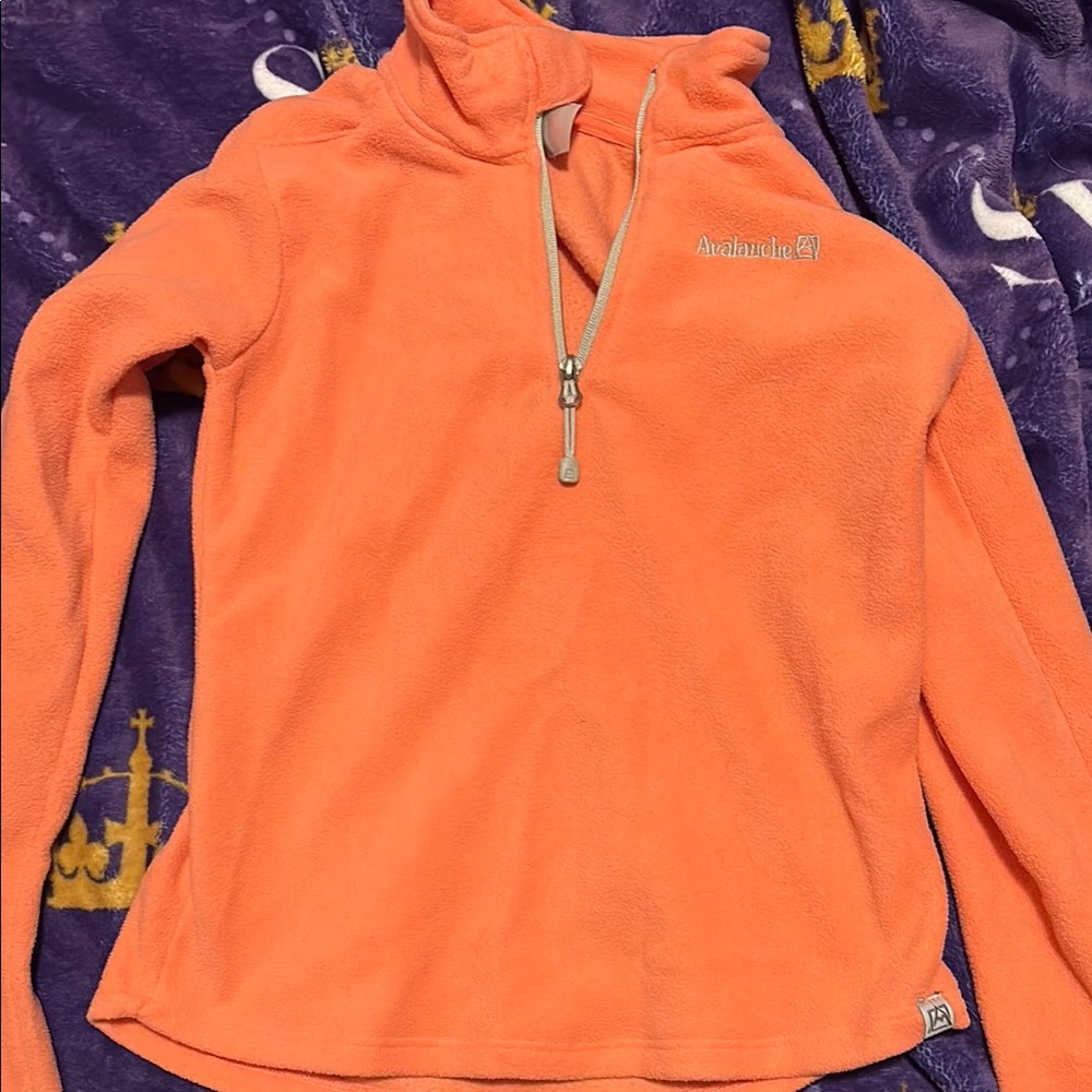 Avalanche Orange Fleece Pullover